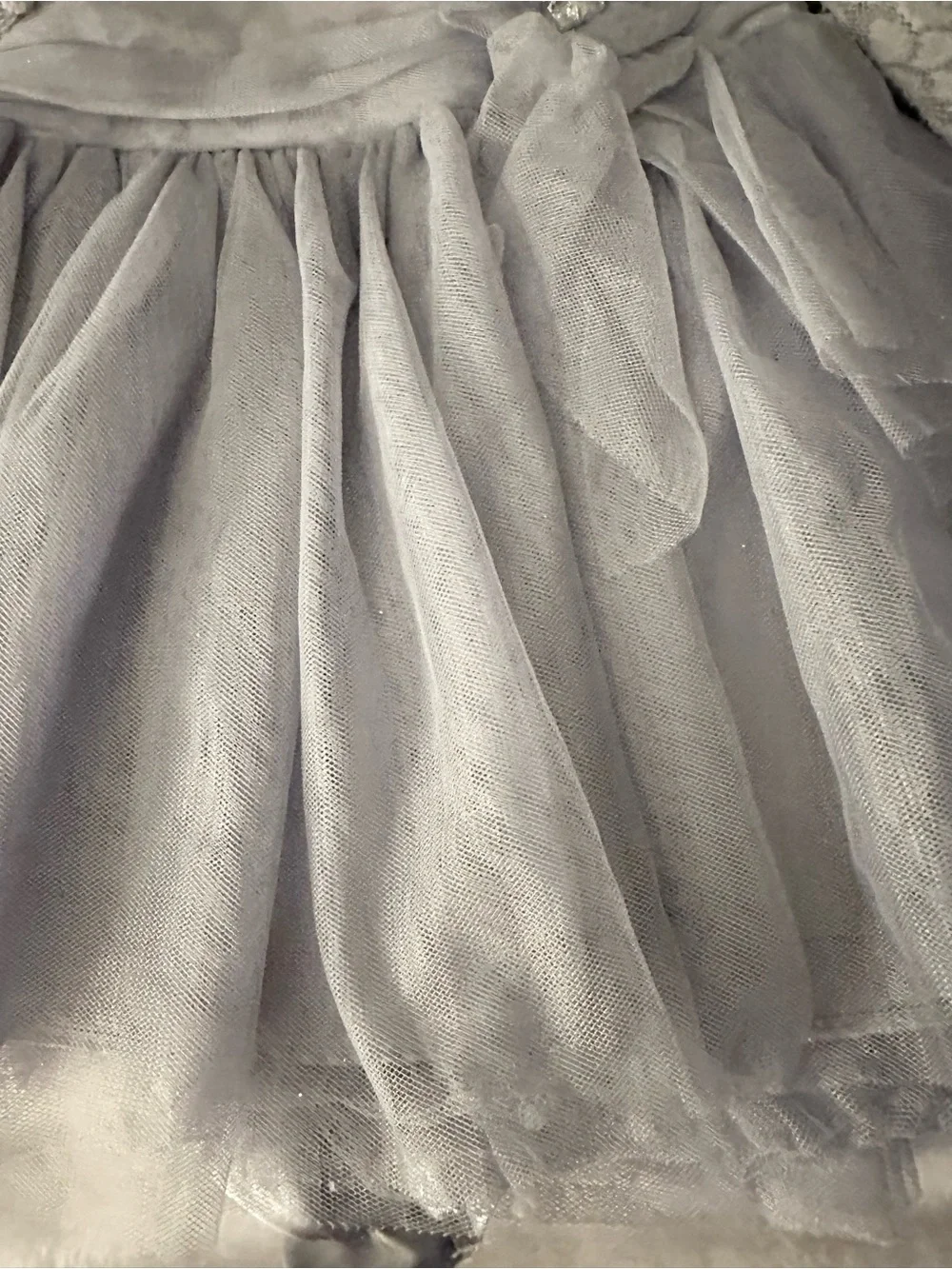 Sweet Heart Rose Silver-Grey Lace & Tulle Party Dress